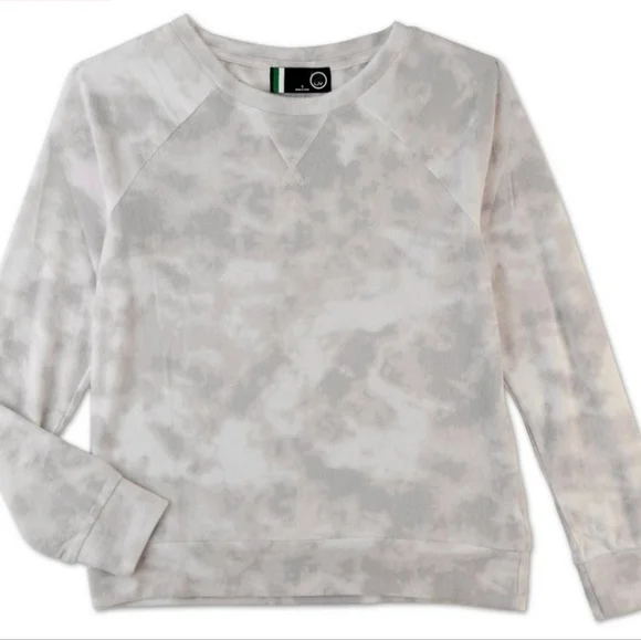 2 Liv Women's Tie-Dye Pullover Sweater Size Small Gre - Picture 2 of 3